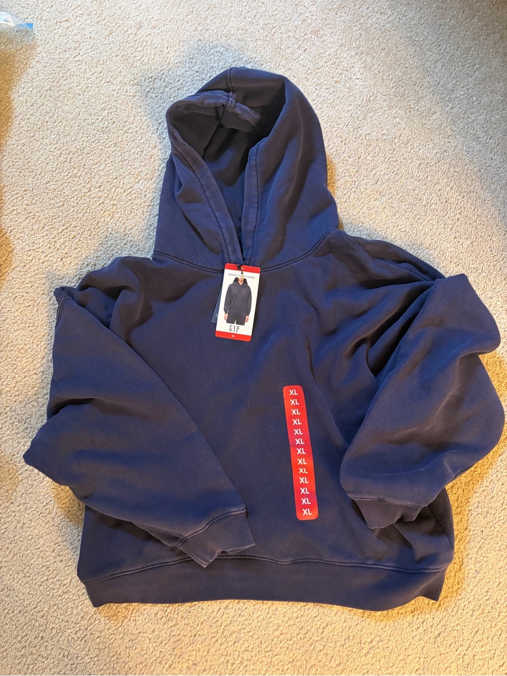 Women’s GAP Navy Pullover Hoodie - Navy Blue